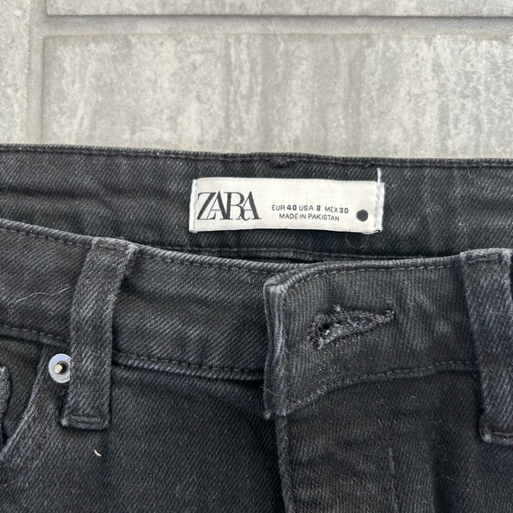 Brand new zara pants- the 80’s high waist skinny size 8 - Picture 2 of 4
